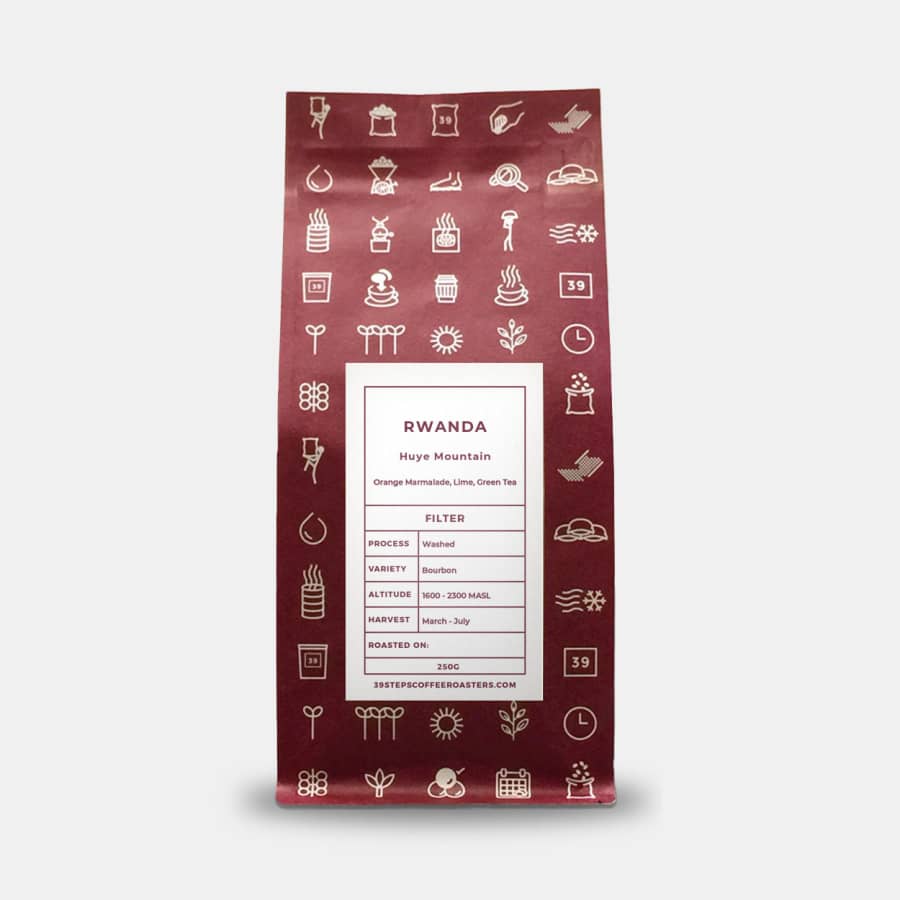 Rwanda-Huye Mountain | 39 Steps Coffee