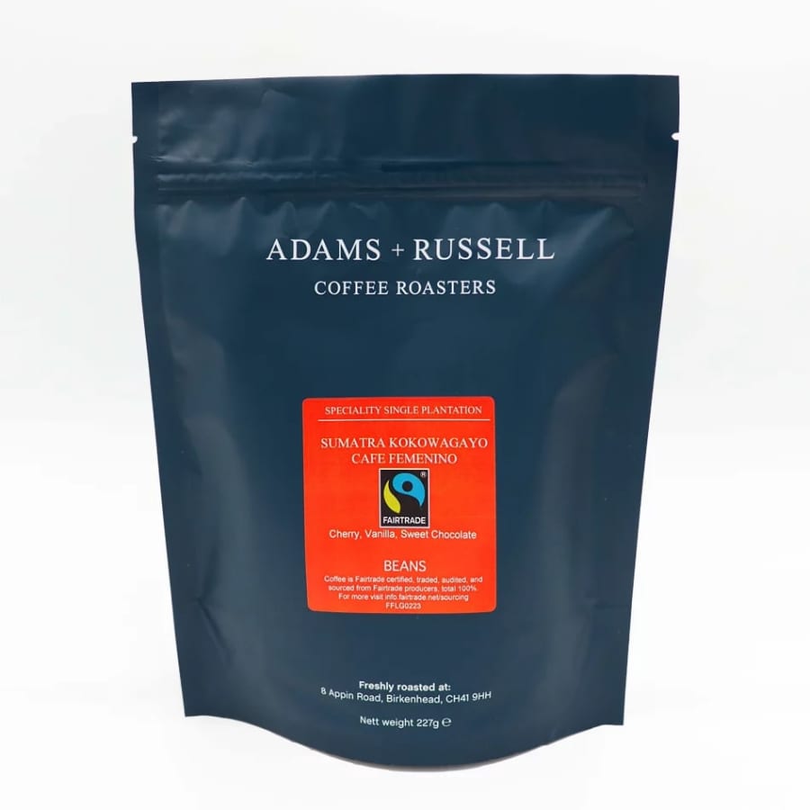 Fairtrade Sumatra Cafe Femenino Kokowagayo | Adams & Russell Coffee Roasters