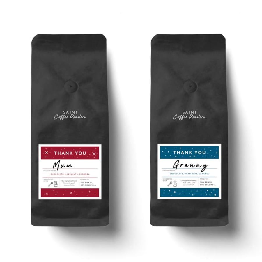 Personalised Thank You Coffee | Saint Coffee Roasters