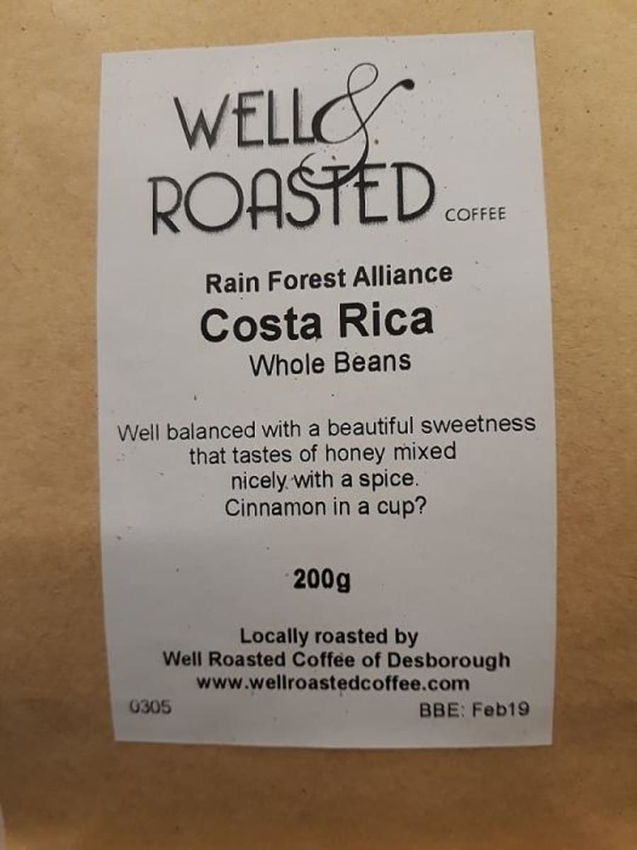 Costa Rica Tres Nubes | Well Roasted Coffee