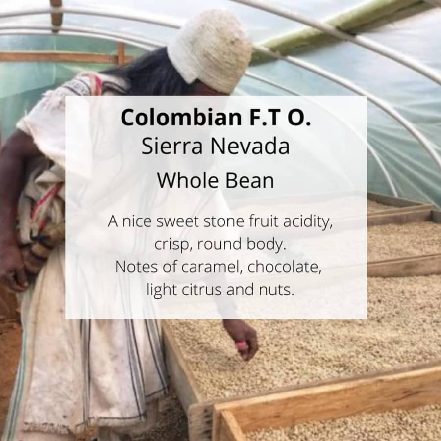 Colombia Sierra Nevada Coffee _ Fairtrade Organic | Well Roasted Coffee