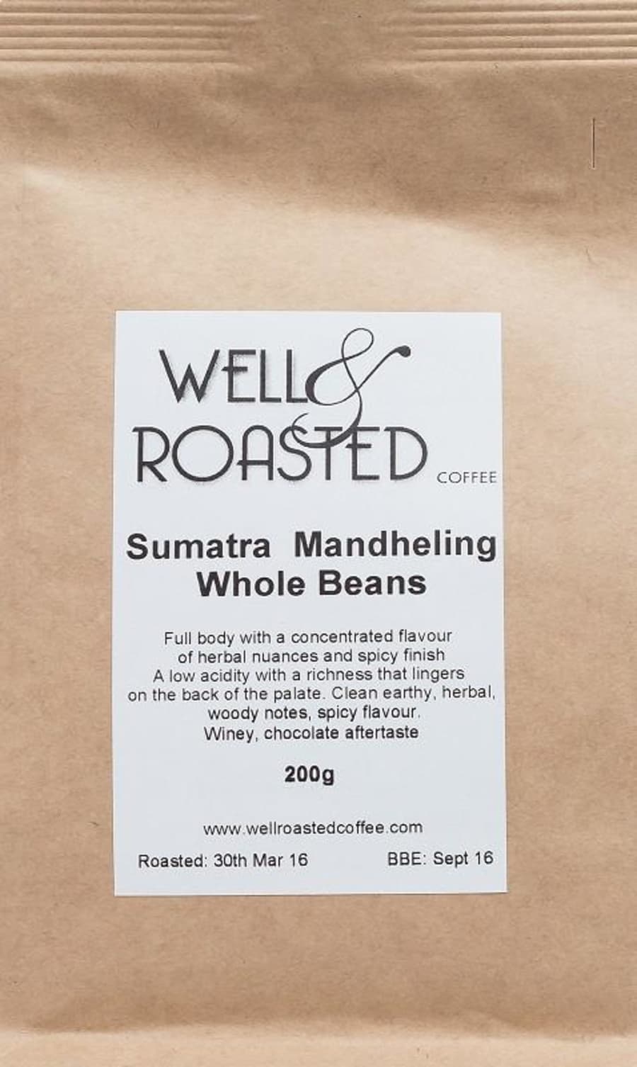 Sumatra Mandheling Coffee | Well Roasted Coffee