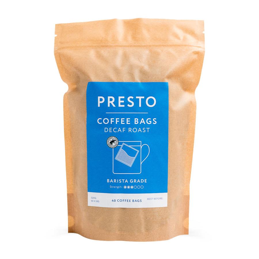 Decaf Coffee Bags | Presto Coffee Roasters