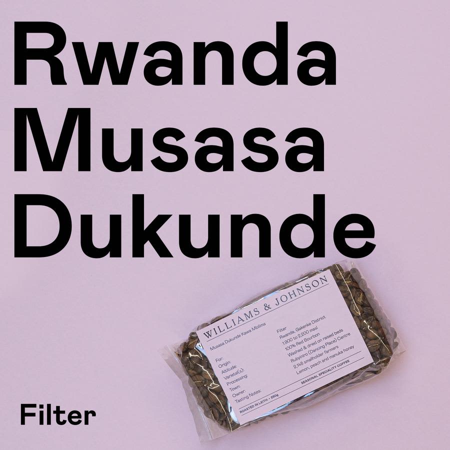 Rwanda Musasa Dukunde Kawa Mbilima | Williams & Johnson Coffee Co.