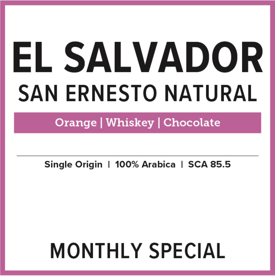 El Salvador San Ernesto Natural | Wogan Coffee