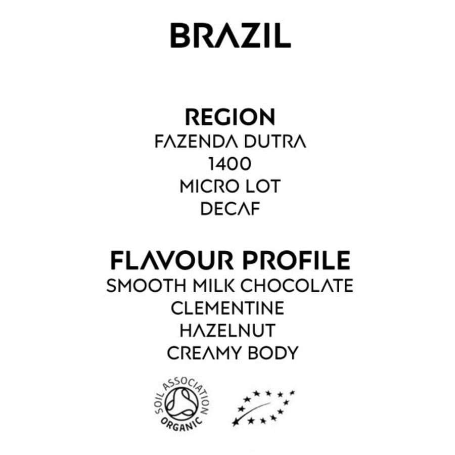 Brazil Fazenda Organic Decaf | Sustain Coffee