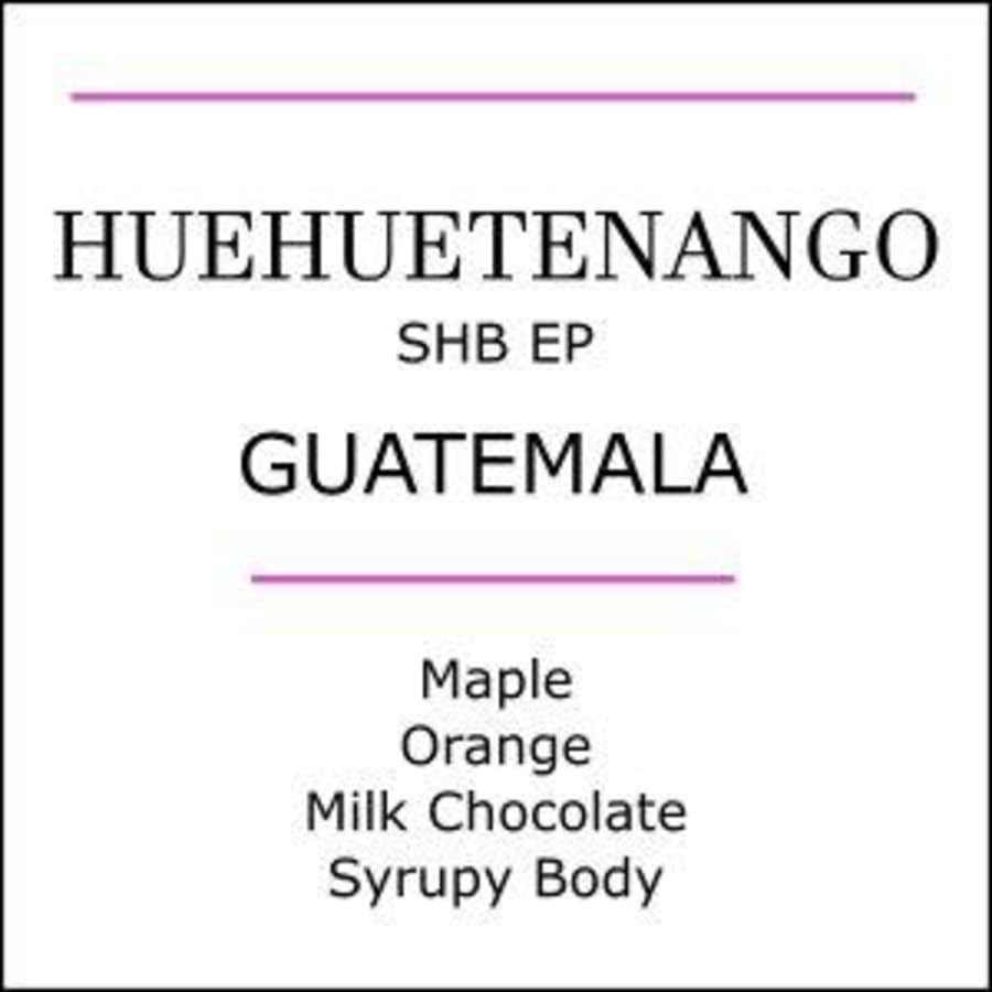 Guatemala Huehuetenango SHB Medium Roast | Pebble & Pine Coffee Roasters