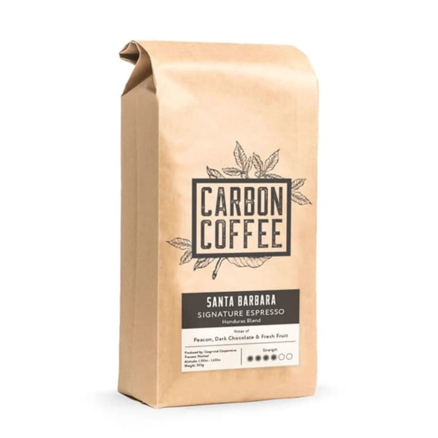 Carbon Santa Barbara Signature Espresso Coffee Beans — Presto Coffee Roasters Coffeeopia