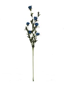 Flor espuma 70cm color azul