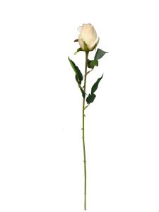 Flor larga 63cm color blanco