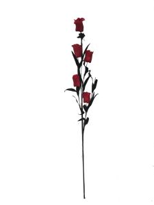 Flor espuma 68cm color rojo
