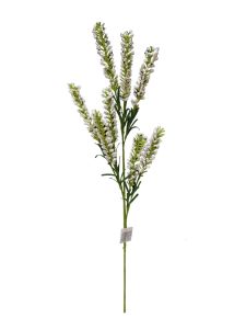 Flor espuma 75cm color blanco