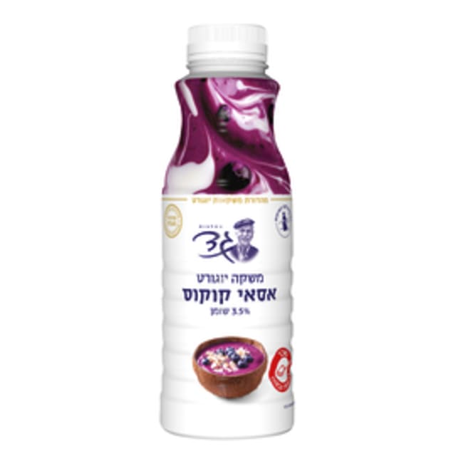 משקה יוגורט אסאי קוק