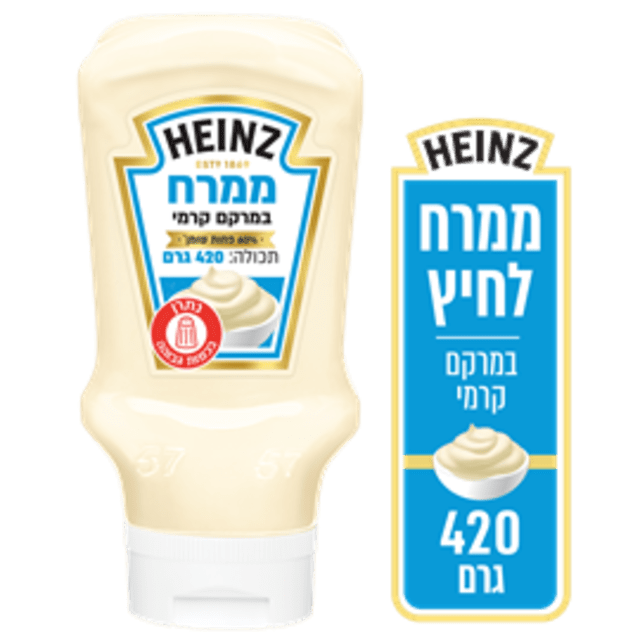 היינץ ממרח לחיץ לייט