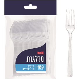 <!--begin:cleartext-->ממגוון סכו''ם עבה שקוף 100יחידות1 + 1 מתנה (הזול מביניהם)<!--end:cleartext-->