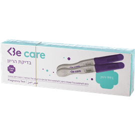 <!--begin:cleartext-->₪ Be care בדיקת הריון מארז זוגי ב- 19.90₪ במקום 28.90 28.90 ש''ח ל- 1 יחידה<!--end:cleartext-->