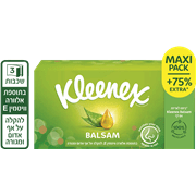 <!--begin:cleartext-->טישו ממחטות אף 3 שכבות בלסאם 112 דפים2 יח' ב- 30₪<!--end:cleartext-->