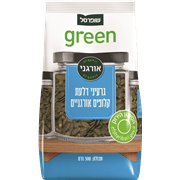 <!--begin:cleartext-->₪ גרעיני דלעת קלופים אורגניים גרין 300 גרם ב- 19.90₪ במקום 25.90 8.63 ש''ח ל- 100 גרם<!--end:cleartext-->