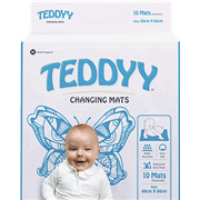 <!--begin:cleartext-->₪ משטחי החתלה לתינוקות TEDDYY 10 יח ב- 16.90₪ במקום 20.50 2.05 ש''ח ל- 1 יחידה<!--end:cleartext-->