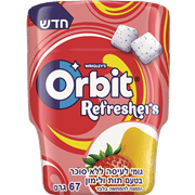 <!--begin:cleartext-->ממגוון מסטיק אורביט רפרשרס 67 גרם2 יח' ב- 26₪<!--end:cleartext-->