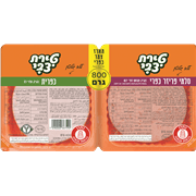 <!--begin:cleartext-->₪ פסטרמה כפרית+סלמי פריזר טירת צבי 2*400 ג ב- 29.90₪ במקום 34.90 4.36 ש''ח ל- 100 גרם<!--end:cleartext-->