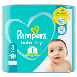 Подгузники Pampers Baby Dry размер 3, 33 шт.