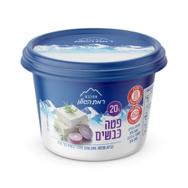 גבינת פטה מחלב כבשים 20% שומן 250 גרם