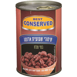 שימורי שעועית אדומה