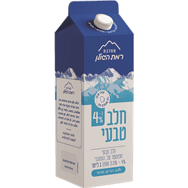 חלב טבעי 4% שומן