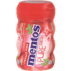 Жевательная резинка Mentos клубника без сахара 90 г
