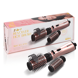 מברשת  2 ב-1 רוז גולד