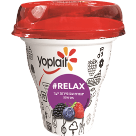 יוגורט פירות יער עם קש2%