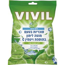 סוכריות ויויל מנטה לימון