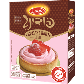 פודינג טעם פאי גבינה תות