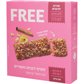 חטיף FREE תמרים וקינמון