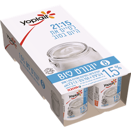 יופלה לבן מעודן 1.5%