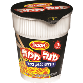 מנה חמה נודלס בטעם בקר