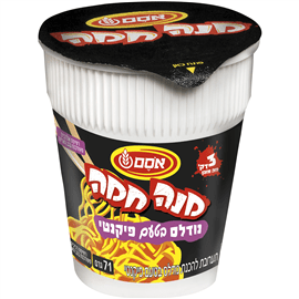 מנה חמה נודלס טעם פיקנטי