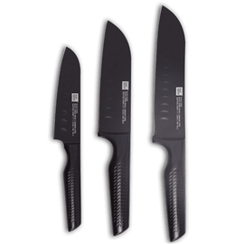 מארז 3 סכינים BLACK EDGE