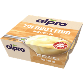מעדן סויה בטעם וניל