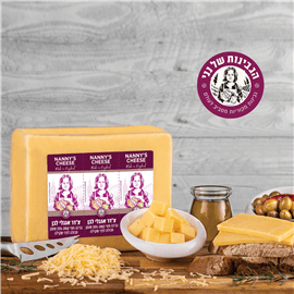 גבינת צ'דר לבן 34%