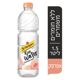 שוופס מים בטעם אפרסק