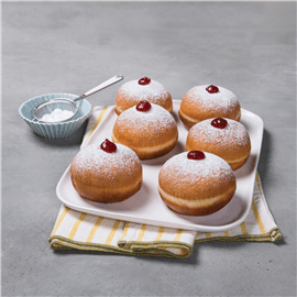 סופגניה גדולה+ריבה 60יח