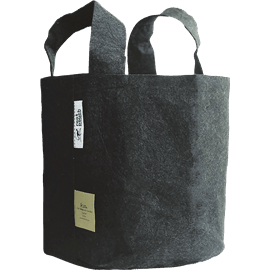 עציץ בד שחור 8 ליטר