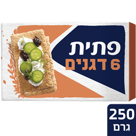 פתית קרקר 6 דגנים