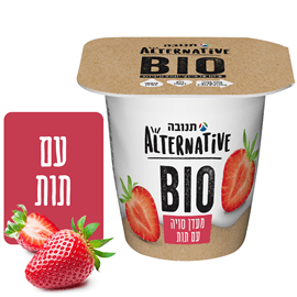 מעדן סויה עם תות