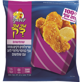 מיני דק שניצל שומשום