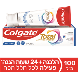 משחת שיניים טוטאל הלבנה