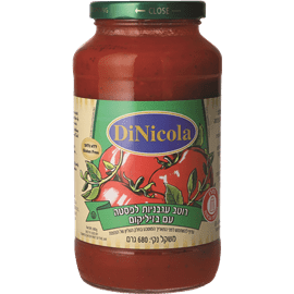 רוטב פסטה עם בזיליקום