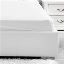 סדין יחיד חלק אפור